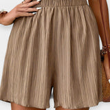 Stylish pleated shorts