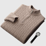 Mór - Cashmere Woven Polo Shirt Deneb