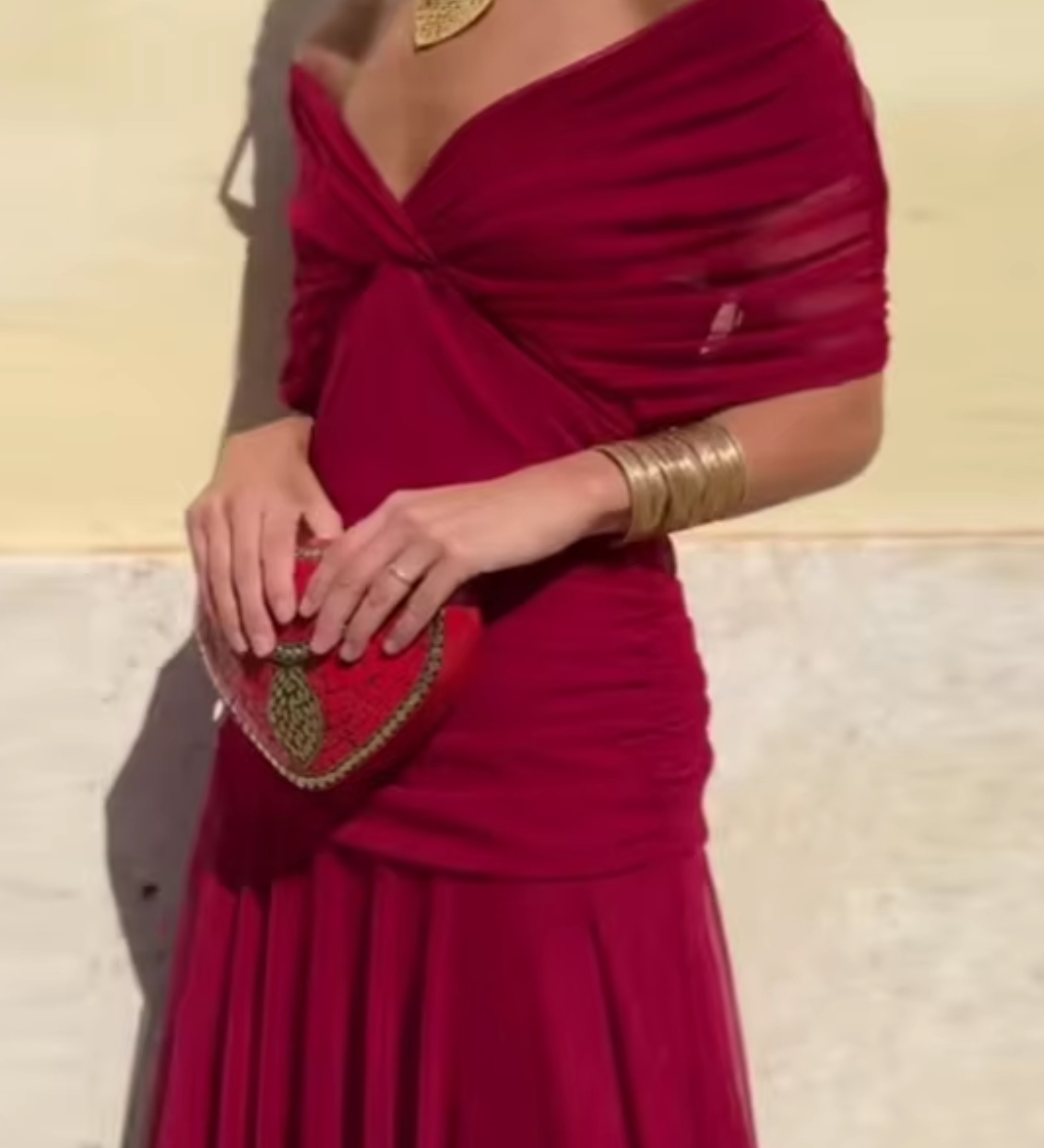 Luisa V-neck Dress