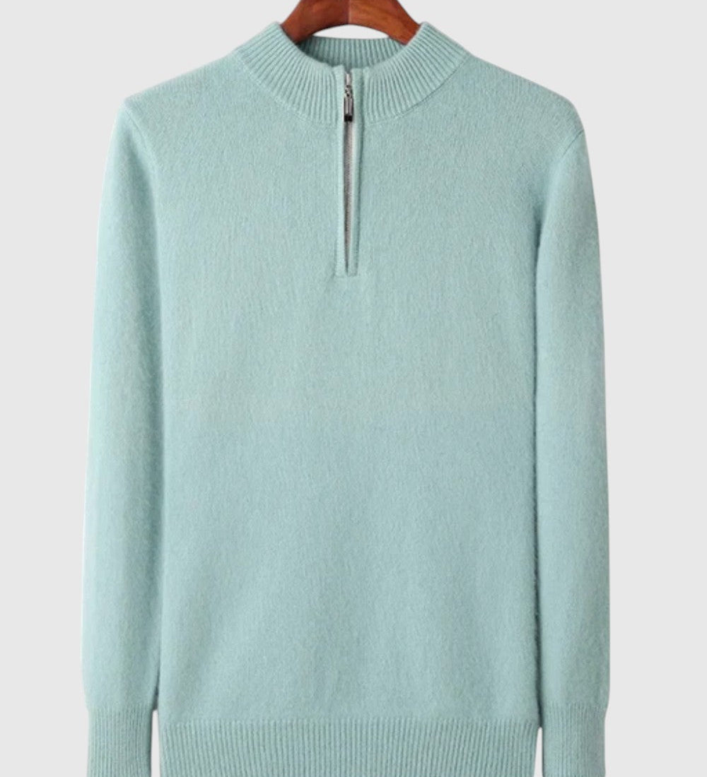 Gáspár – Genève zip-up cashmere cardigan