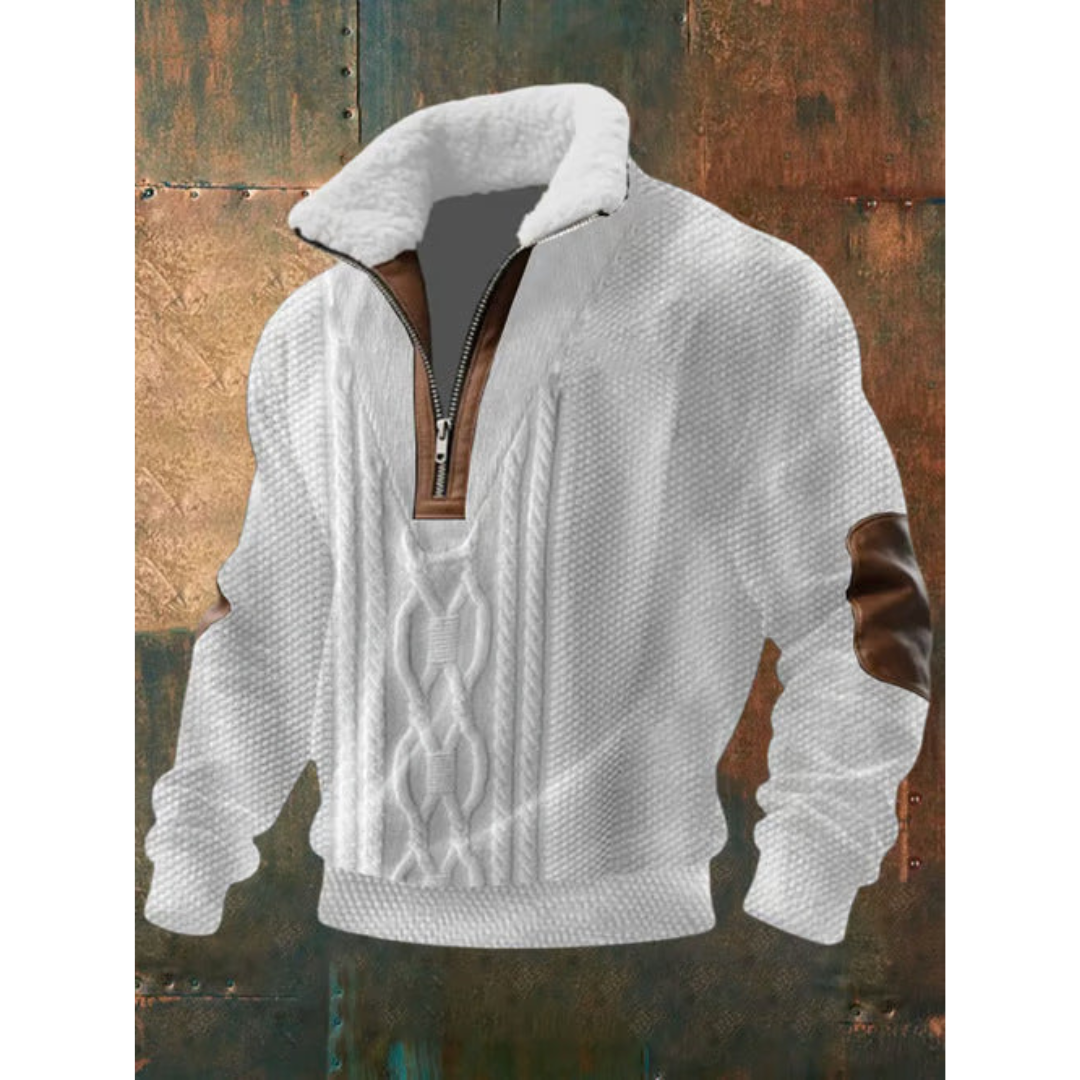 János - Turtleneck fleece pullover
