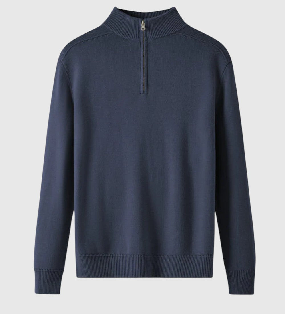 Jenő - Merino Wool Zippered Sweater Capri