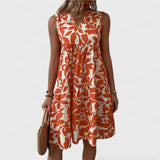 Eszter - Floral Print Casual Dress