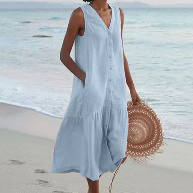 Celeste - V-neck dress