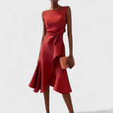 Andrea - Asymmetric dress with elegant highlights