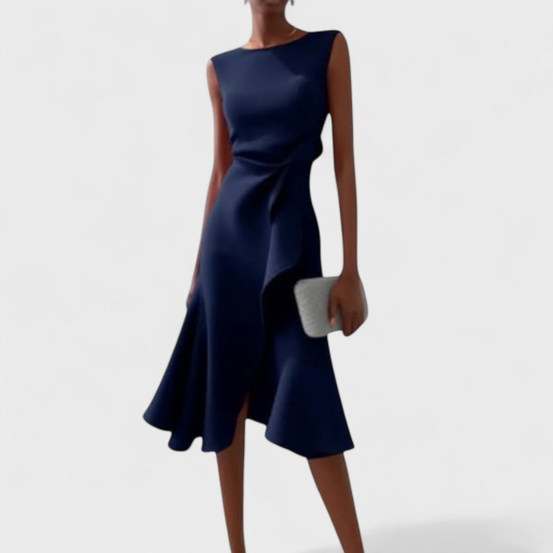 Andrea - Asymmetric dress with elegant highlights