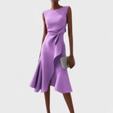 Andrea - Asymmetric dress with elegant highlights