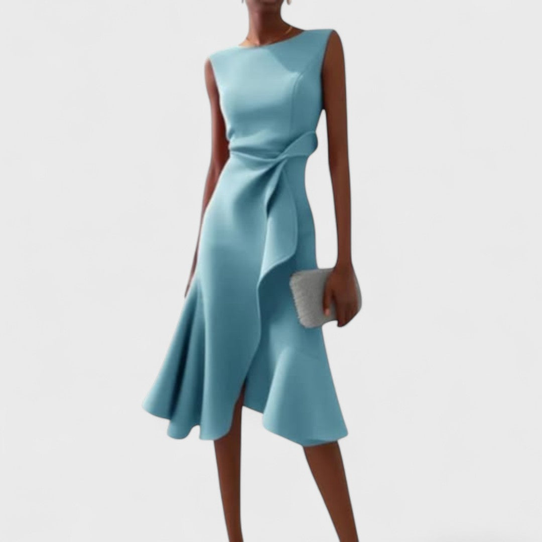 Andrea - Asymmetric dress with elegant highlights