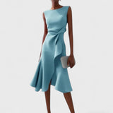 Andrea - Asymmetric dress with elegant highlights