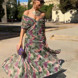 Louise | Elegant V-neck Maxi Holiday Dress