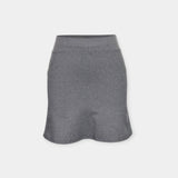 High waisted shorts with skirt