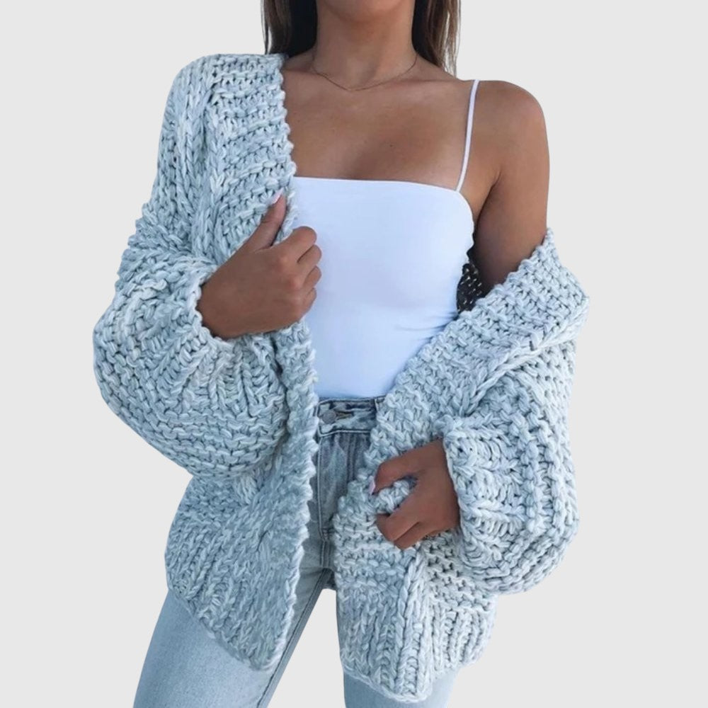 Eleanor - Warm knitted loose cardigan