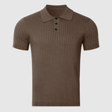 Benedek – Fish patterned t-shirt with button