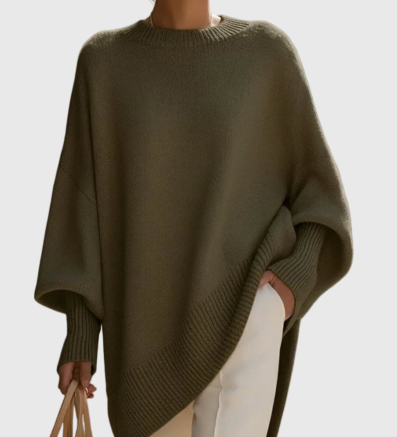 Kimia – Oversized Knitted Round Neck Jumper