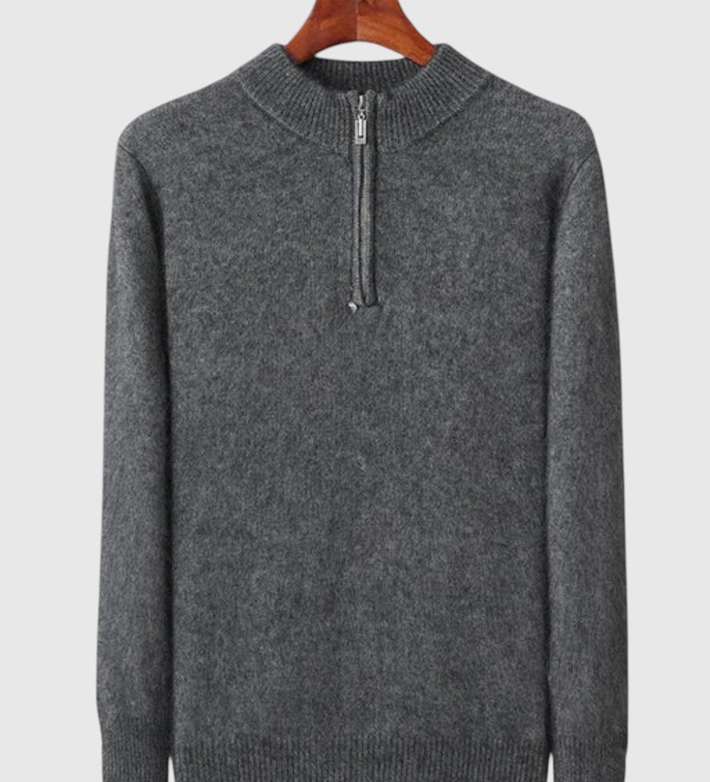 Gáspár – Genève zip-up cashmere cardigan