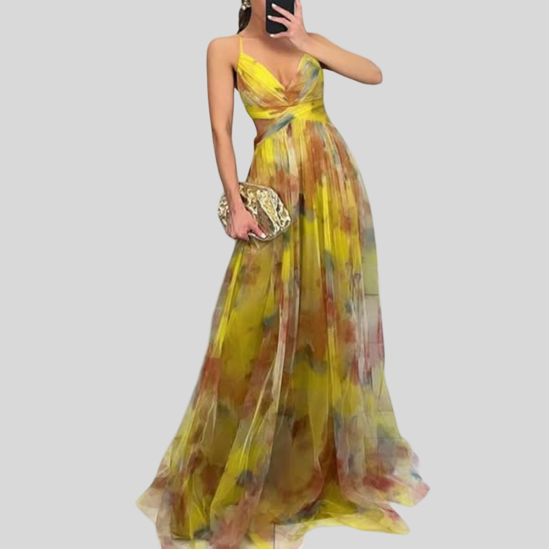 Giselle - Enchanting floral maxi dress