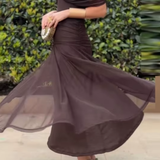 Louise | Elegant V-neck Maxi Holiday Dress