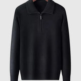 Levente - Kashmir Thin Quarter Zip Sweater Gstaad