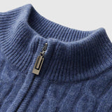 Mór - Cashmere Woven Polo Shirt Deneb