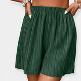 Stylish pleated shorts