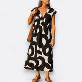 Magda - Light V-neck dress