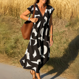 Magda - Light V-neck dress