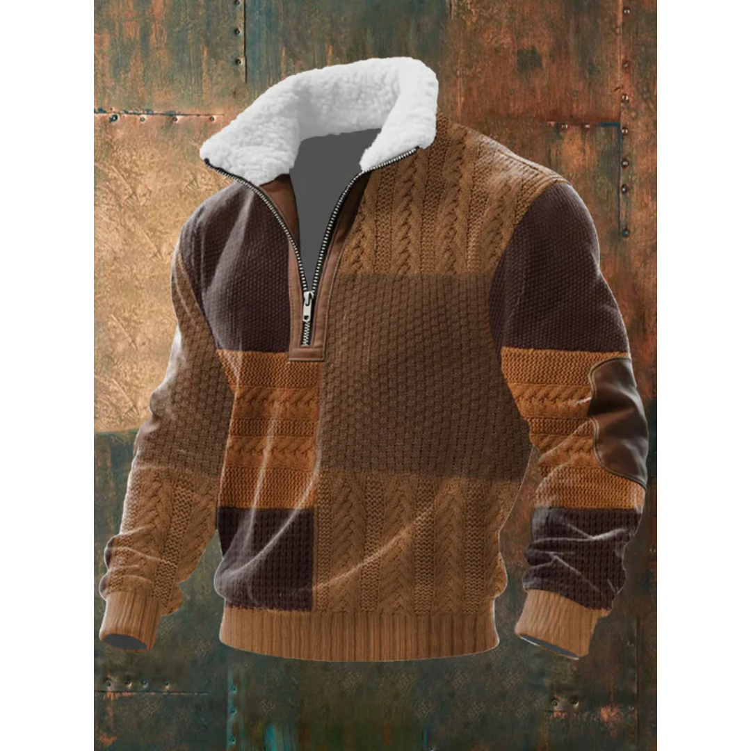 János - Turtleneck fleece pullover