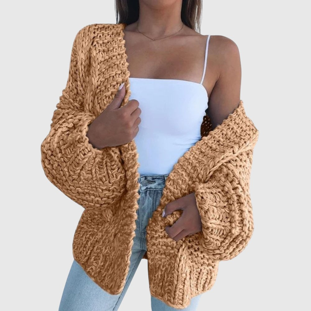 Eleanor - Warm knitted loose cardigan
