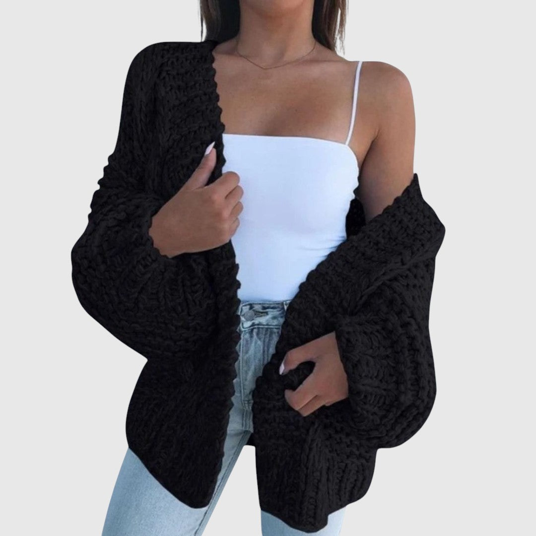 Eleanor - Warm knitted loose cardigan