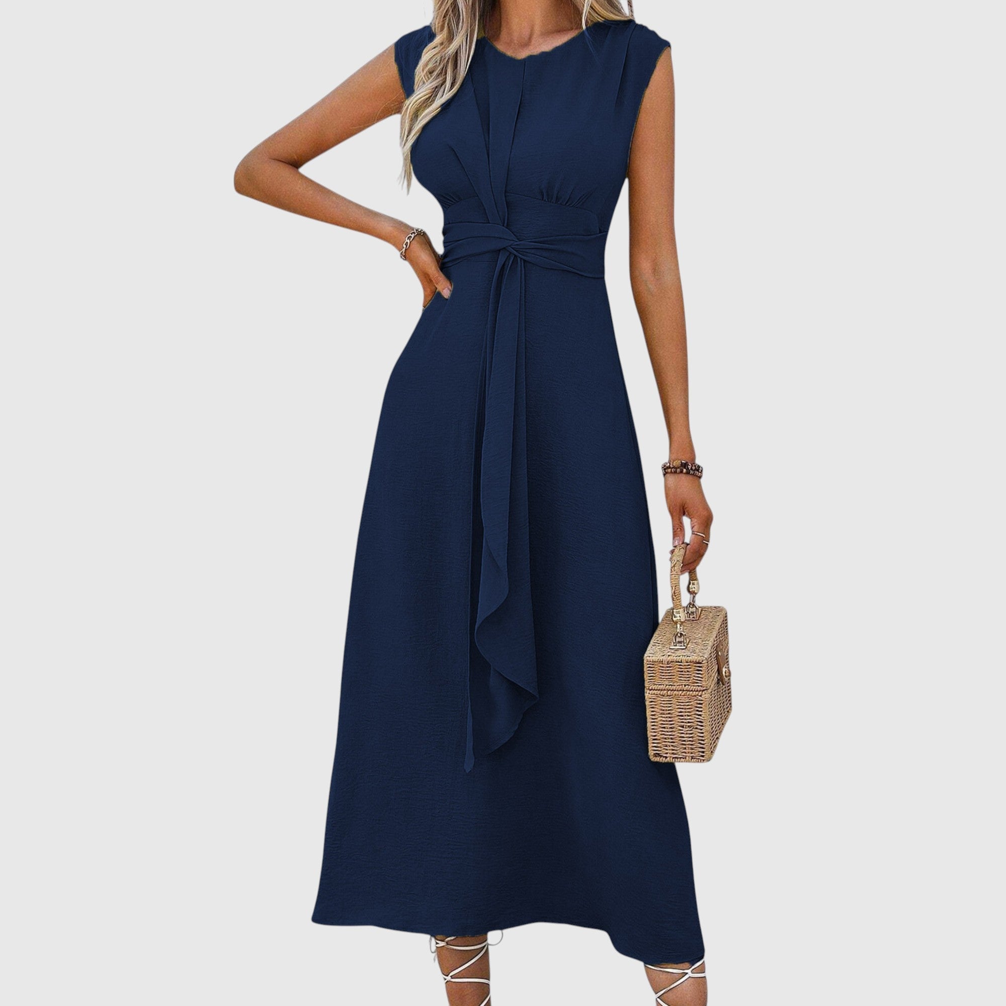 REESE – Elegant sleeveless maxi dress