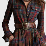 Mireline - Classic Button-Up Shirt Dress