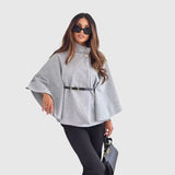 LEA - Stylish jacket with butterfly sleeves and a belt