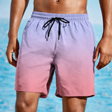 Gradient beach shorts