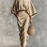 Paula | Long Sleeve Skirt Set