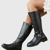 Elsie - Elegant Women's Low-Heeled Boots