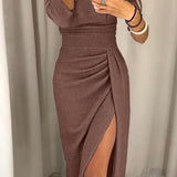 Natália - Elegant dress with bare shoulders