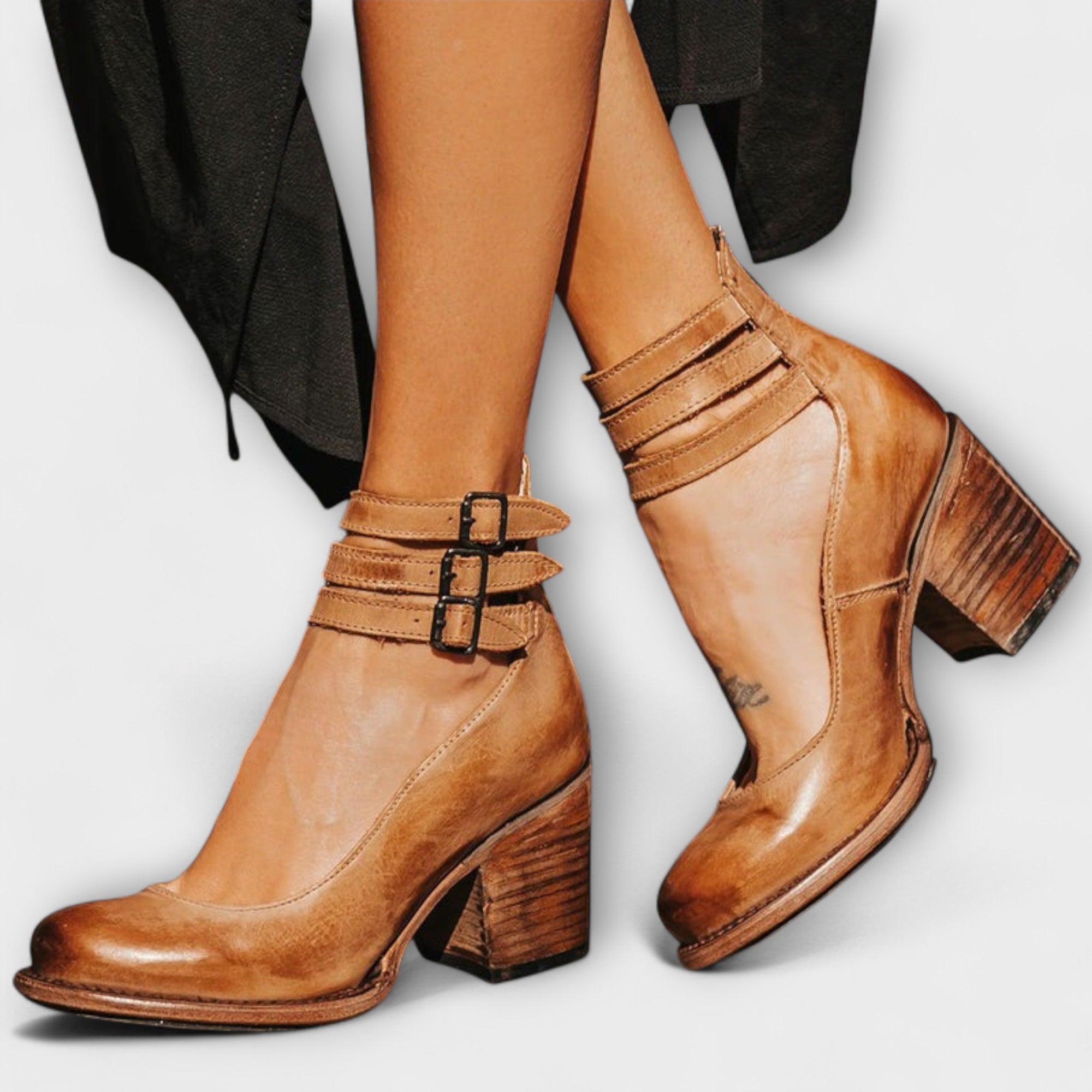 Bela – Premium Leather Heeled Shoe for Perfect Comfort