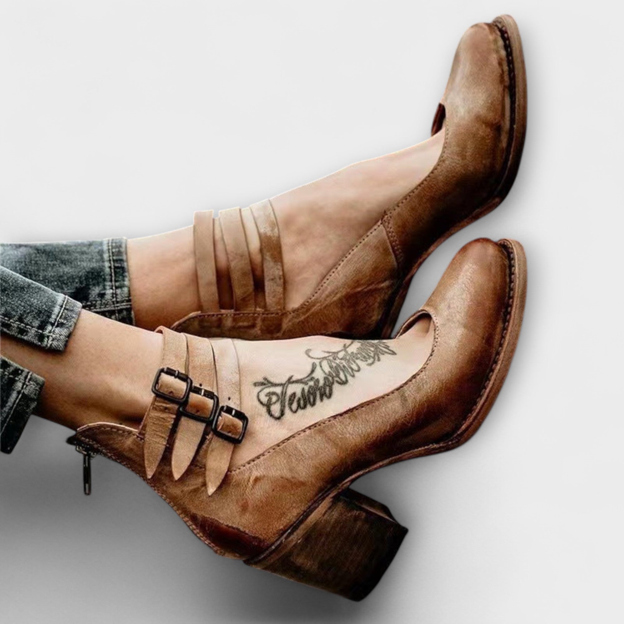 Bela – Premium Leather Heeled Shoe for Perfect Comfort