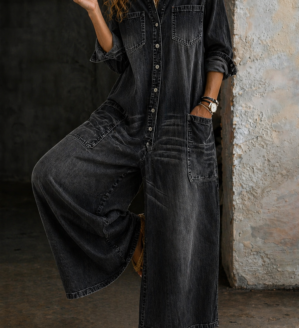 Vivienne | Comfortable denim overalls