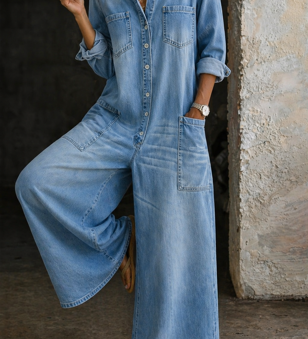 Vivienne | Comfortable denim overalls