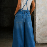 Elizabeth | Wide-legged cross-back jumpsuit