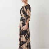 Patterned Tulle Dress
