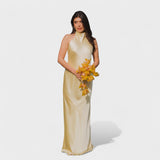 Martina - Satin Bow Dress