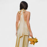 Martina - Satin Bow Dress