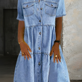 Sophia | Stylish and Comfortable Denim Dress