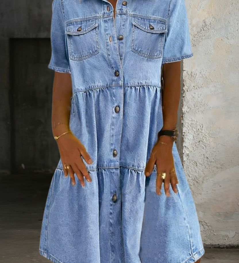 Sophia | Stylish and Comfortable Denim Dress