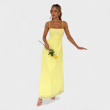 Flóssi - Yellow maxi dress