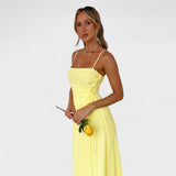 Flóssi - Yellow maxi dress