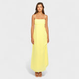 Flóssi - Yellow maxi dress