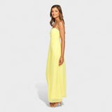 Flóssi - Yellow maxi dress